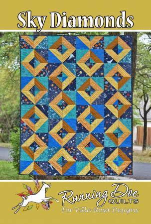 Sky Diamonds Quilt — Digital Quilt Pattern (PDF Download) ✂️