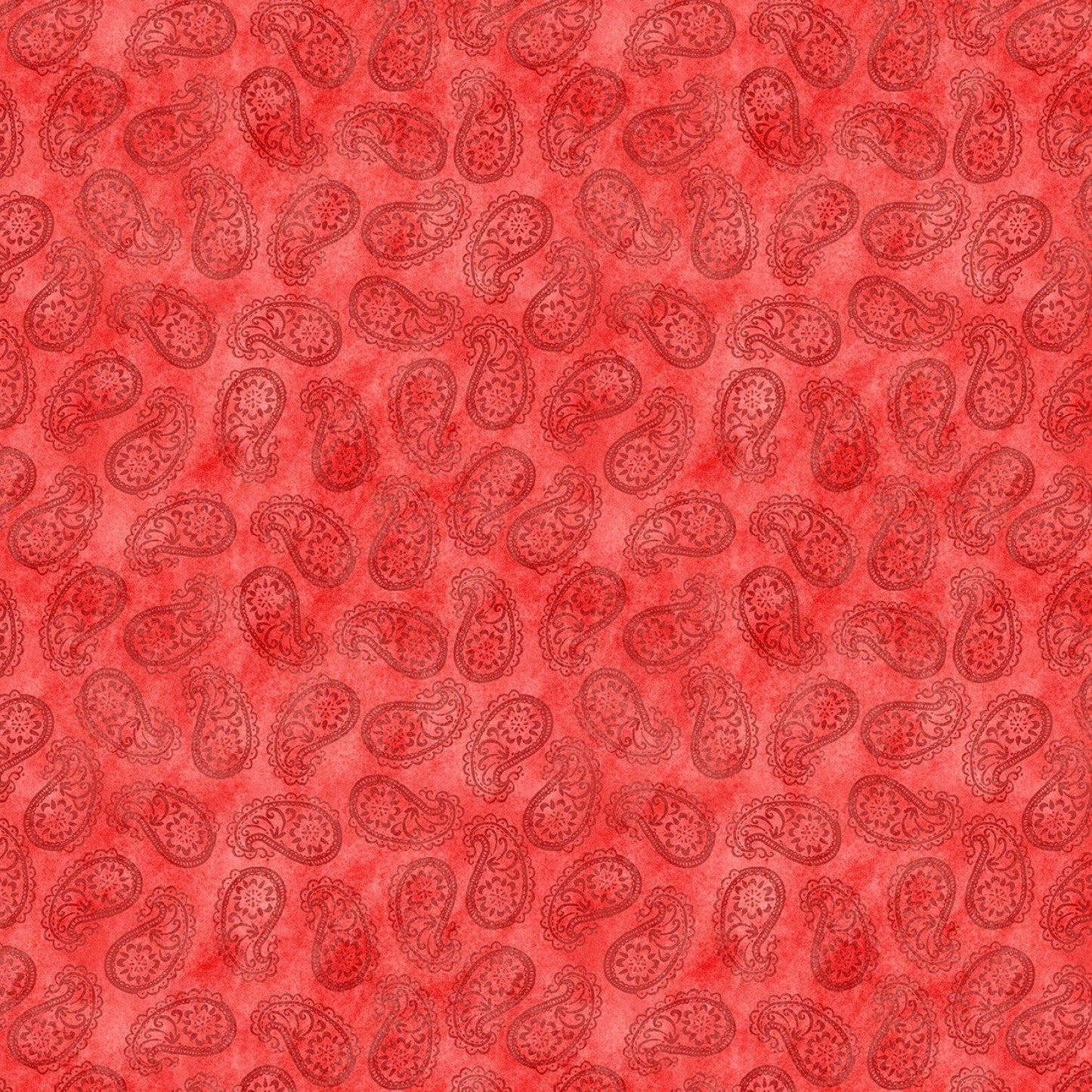 Savor the Gnoment - Red Paisley - 39723-333- Tonal - Wilmington Prints