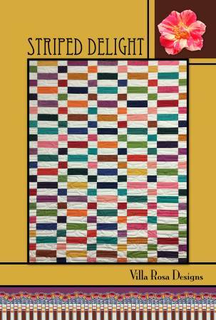 Striped Delight Quilt — Digital Quilt Pattern (PDF Download) ✂️