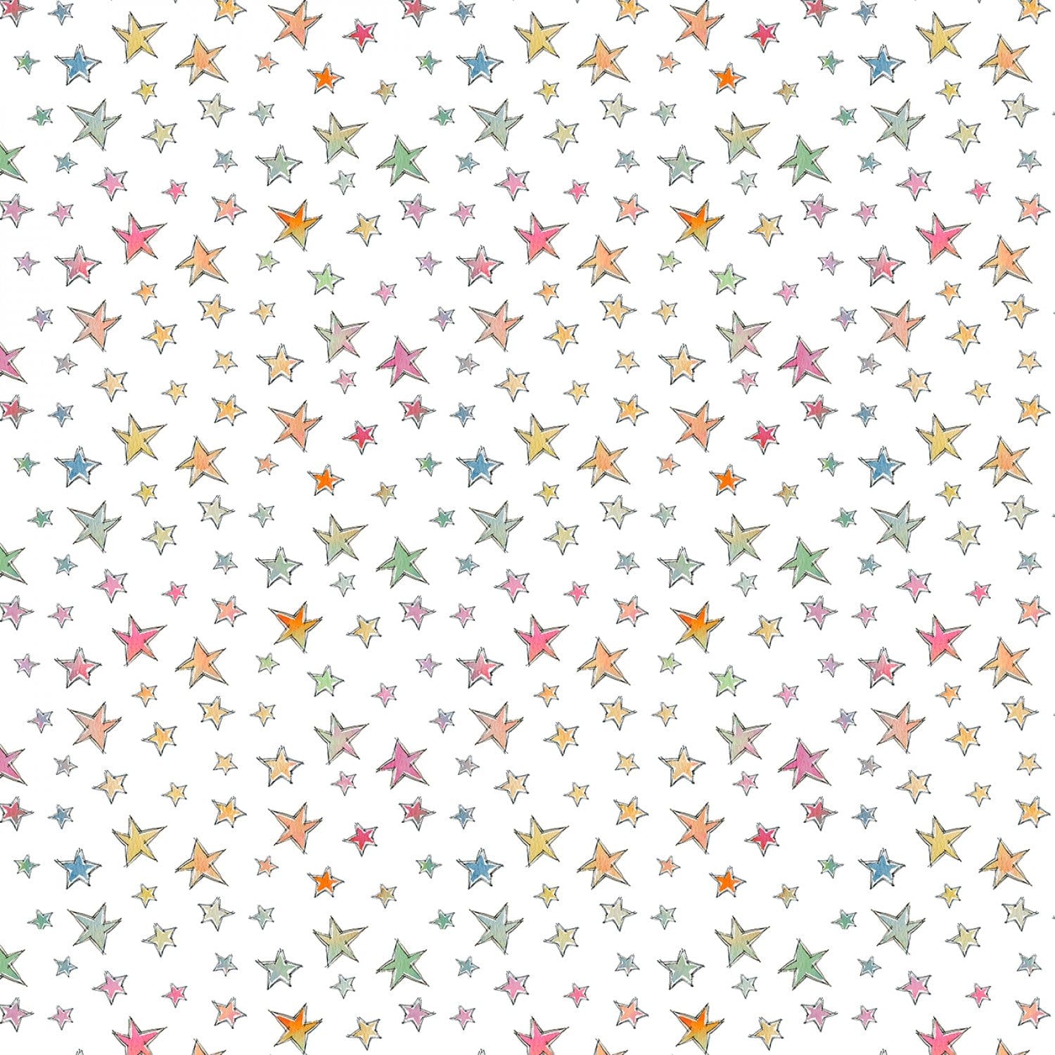 White Stars Allover - 10514-187 - Wilmington Prints - Sweet World Fabric