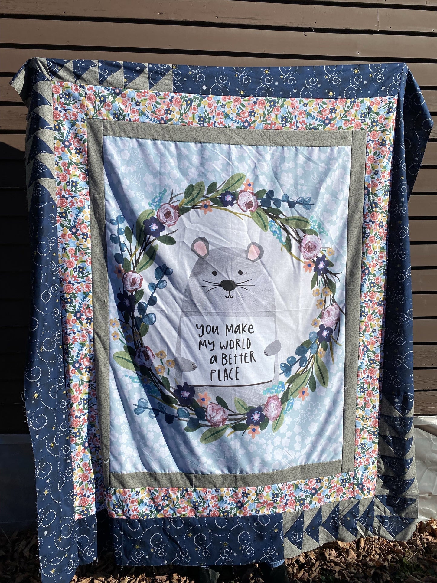 You Make the World a Better Place Quilt Kit