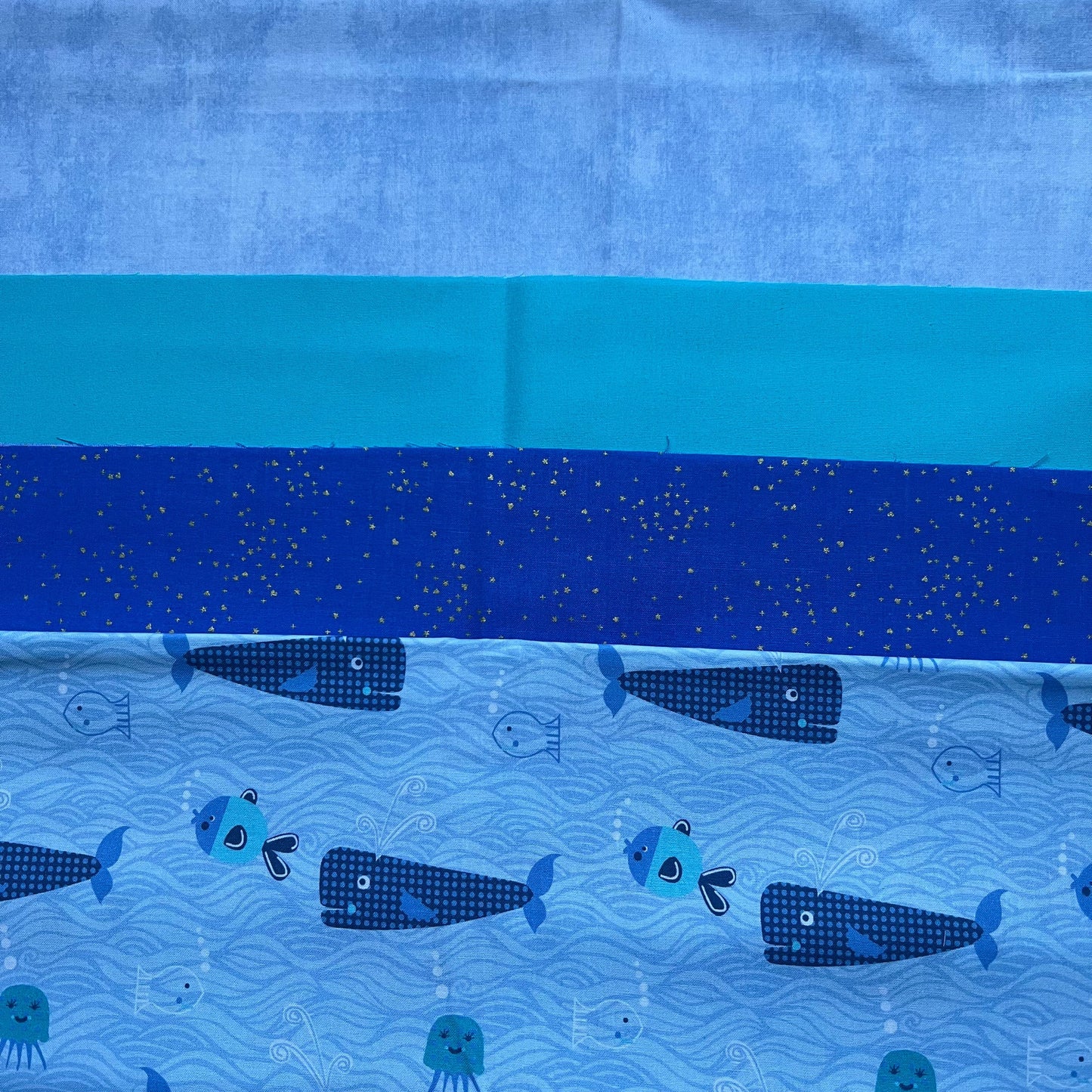 Ocean Whales of Quilt - Kit