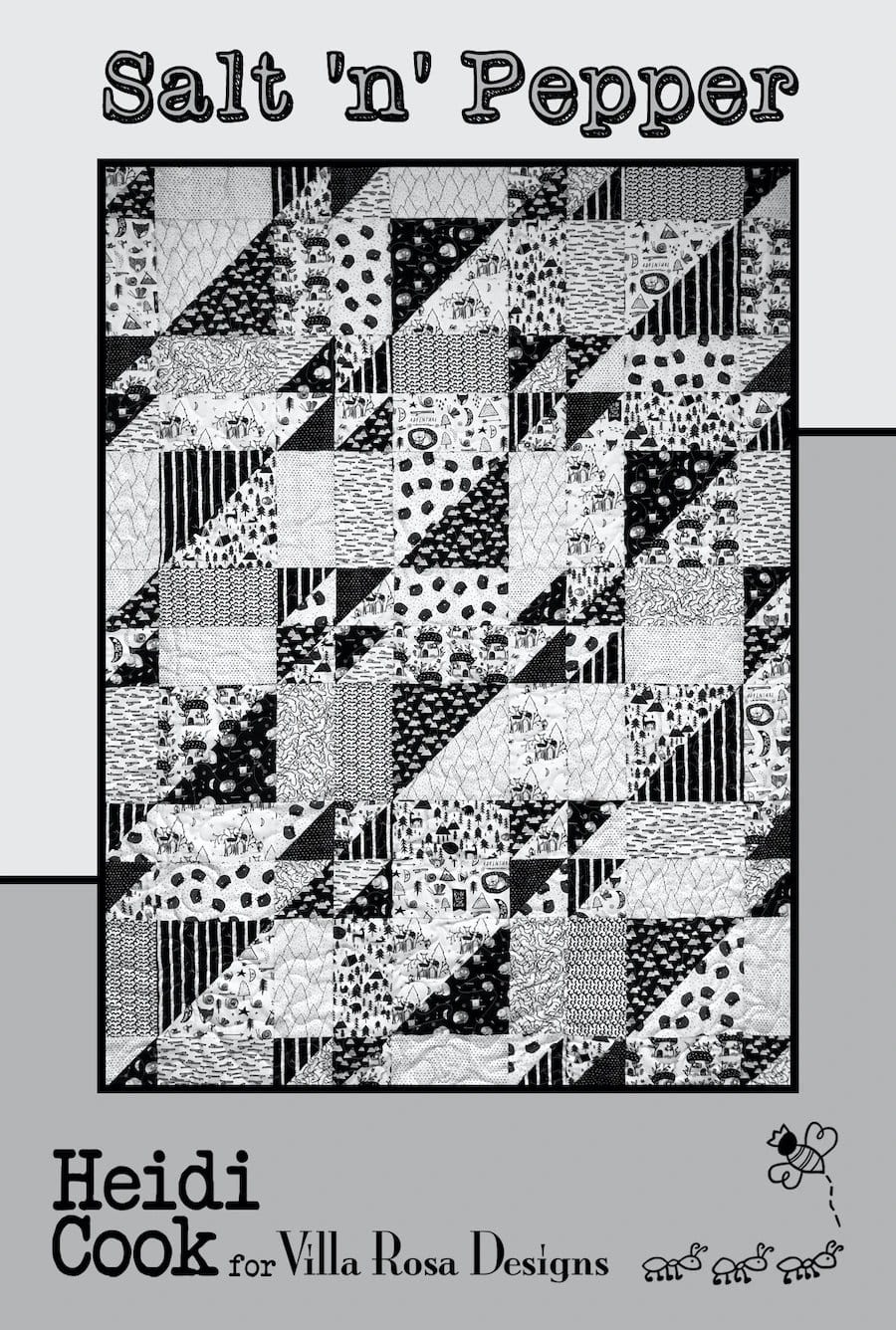 Salt ‘n’ Pepper — Digital Quilt Pattern (PDF Download) ✂️