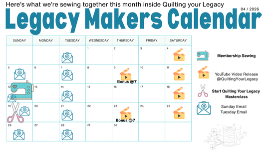 Let’s Sew Through April Together