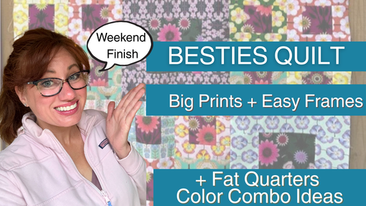 Besties Quilt Pattern: A Cozy $2 Throw for Winter Sewing
