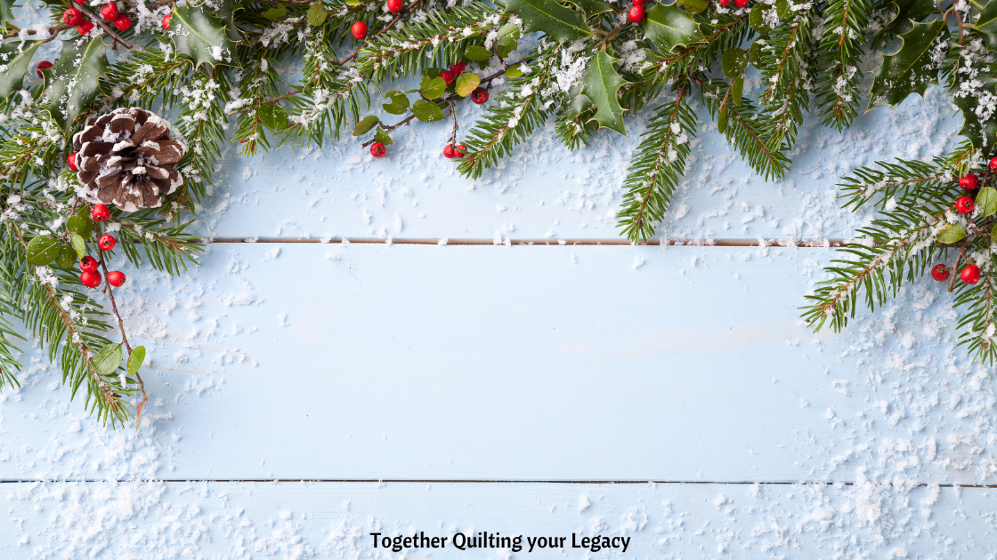 Quilting your Legacy Monthly Challenge for December is Small Gifty Projects