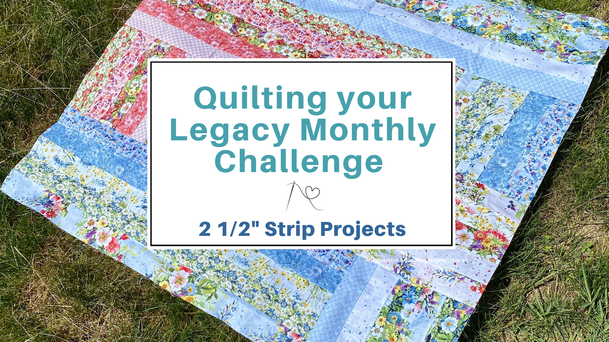 Quilting your Legacy Monthly Challenge is Projects only made with 2 1/2" strips
