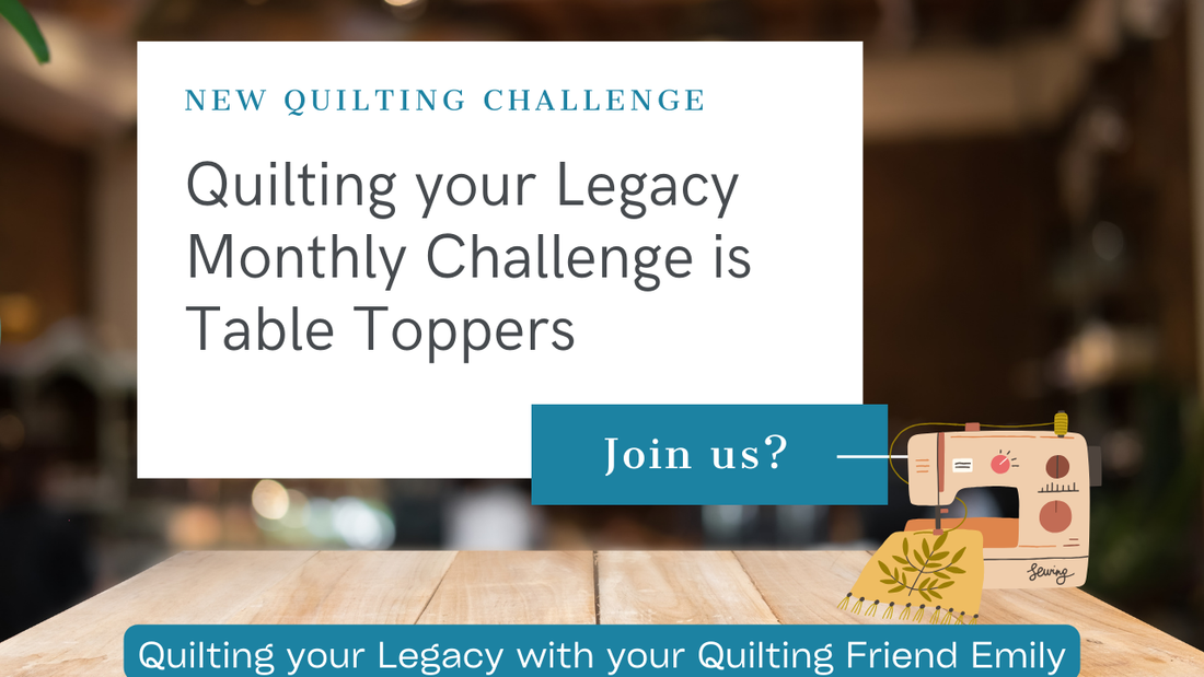 🍂 November Quilting Challenge: Table Toppers 🍂