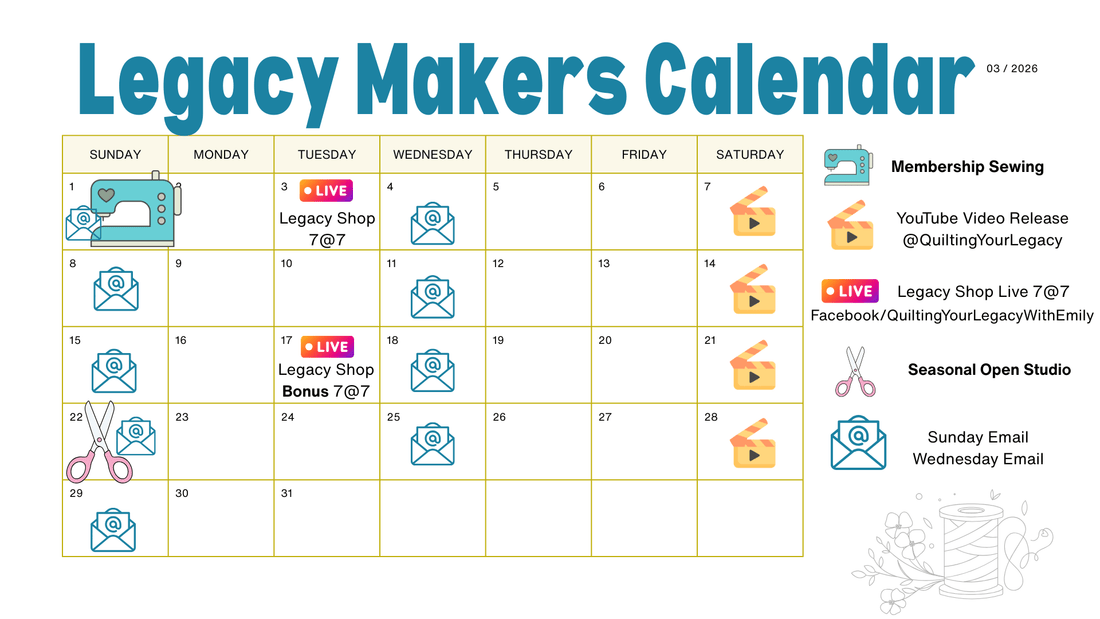 How to Sew With Us Inside Quilting your Legacy