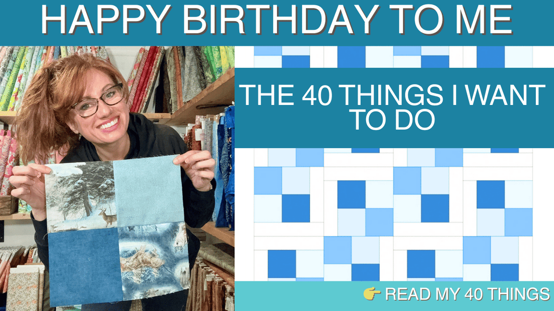 ✨ Turning 40: The 40 Things I Want to Do ✨