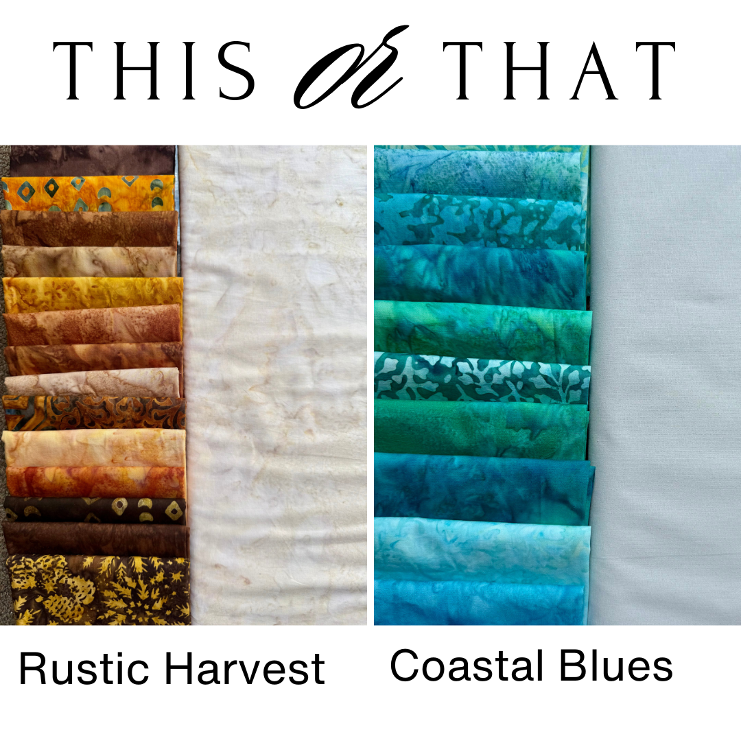 Farmhouse Blues Sew-Along: Rustic or Coastal, Which Quilt Kit Will You Choose?