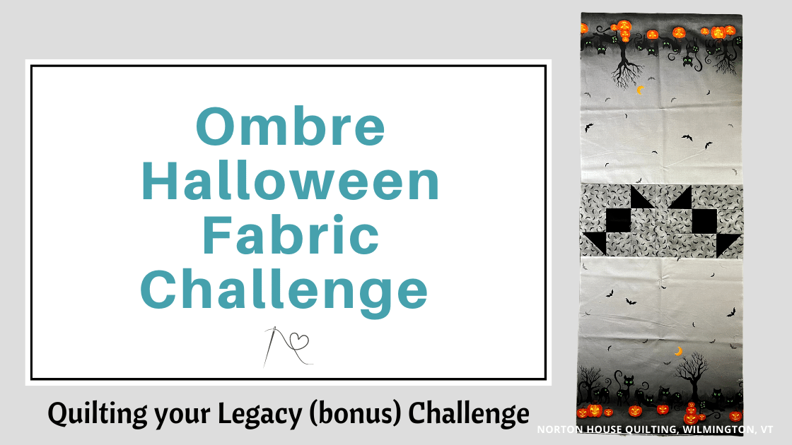 Ombre Quilting Challenge - Bonus Fabric Challenge