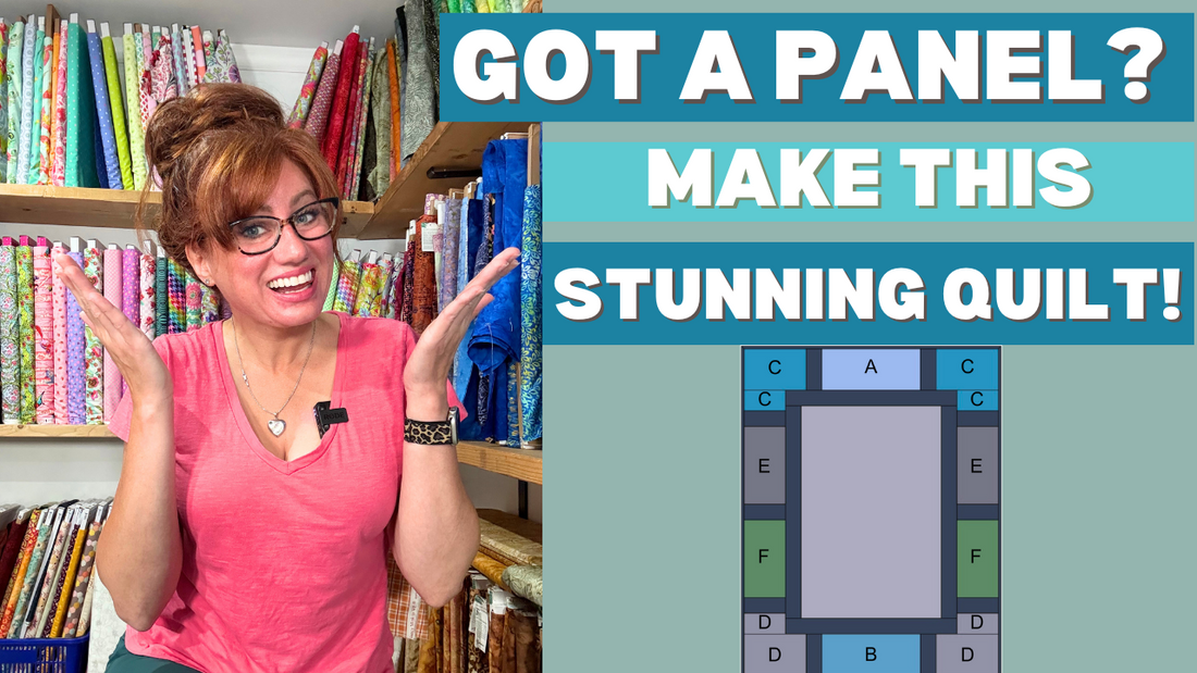 Got a Fabric Panel? Who Will You Quilt For Next?