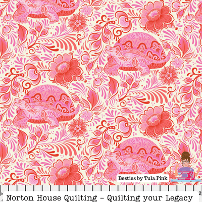 PRE-ORDER - 1/2-yard Bundle - Unconditional Love - Meadow || Besties - Tula Pink - Free Spirit Fabrics