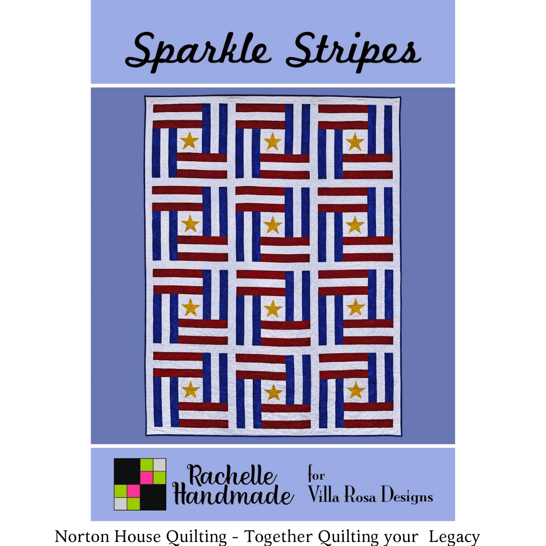 DIGITAL -  Sparkle Stripes - Villa Rosa Designs