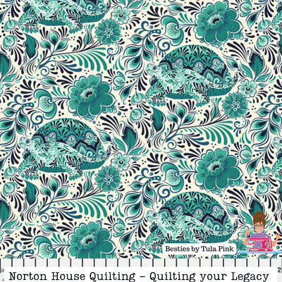 Bluebell No Rush Fabric || Besties - Tula Pink - Free Spirit Fabrics