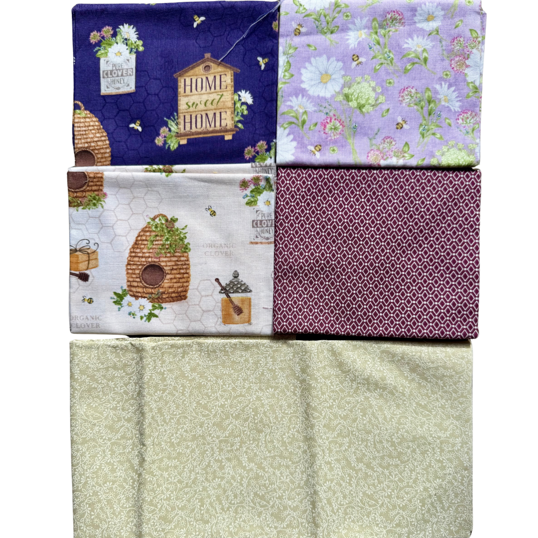 Honey Bees - 5- Fat Quarter Bundle