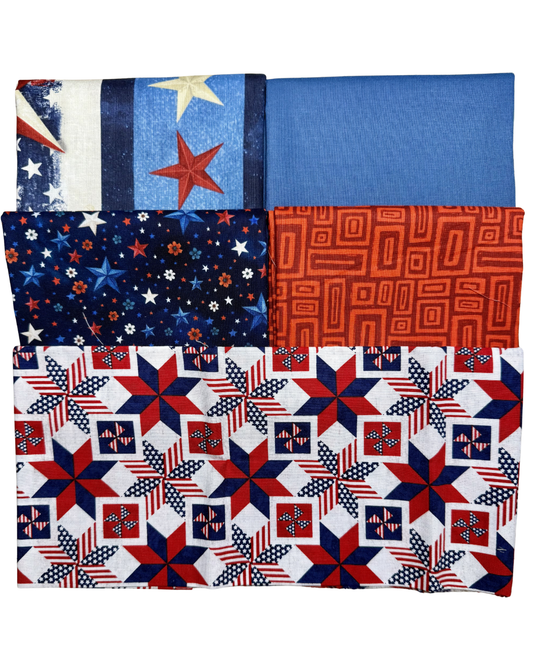 Patchwork Pride Bundle - Stars and Stripes Bundle - Just Add Thread - L