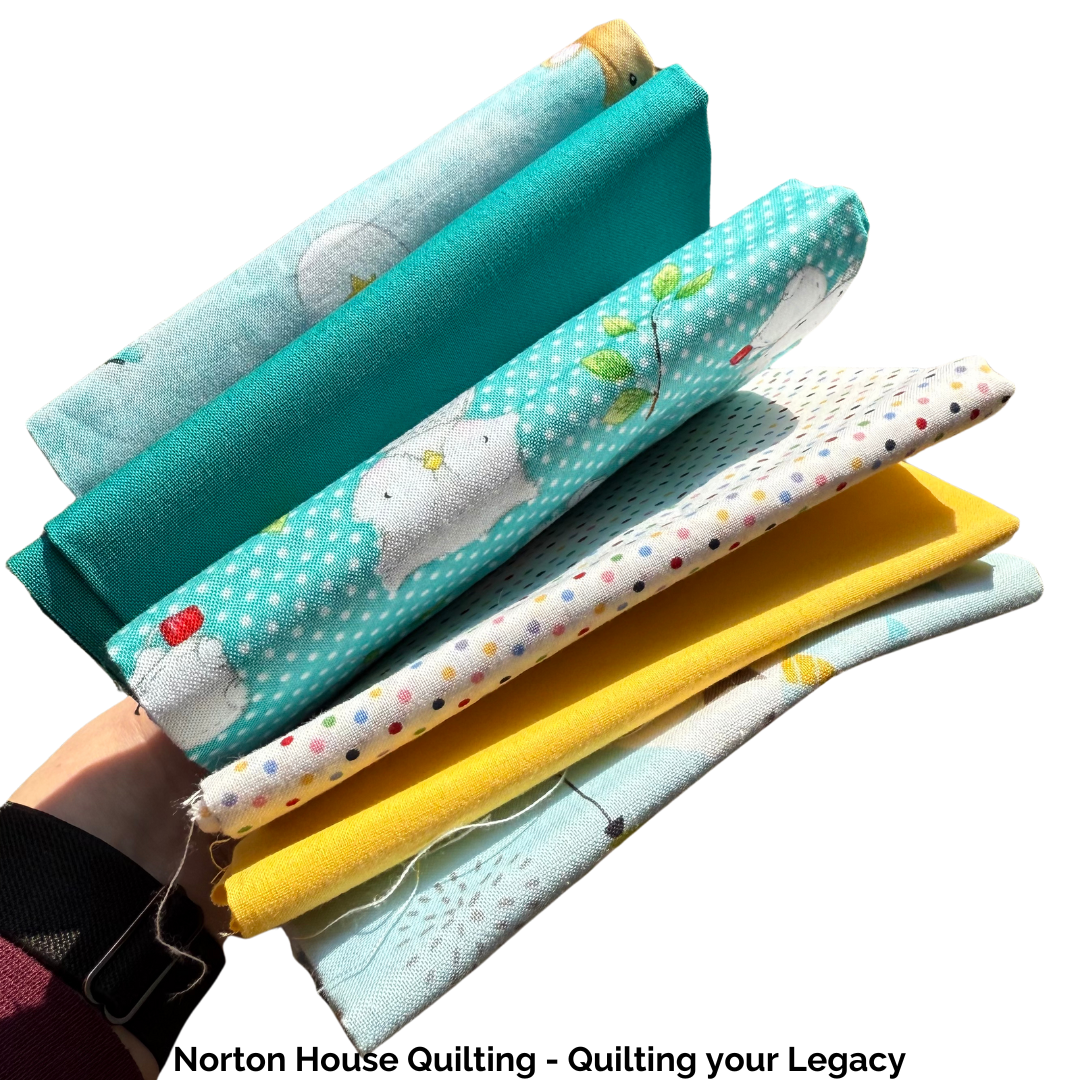 🐾 Critter Crew – 6 Fat Quarter Bundle (Whimsical Animal Prints)