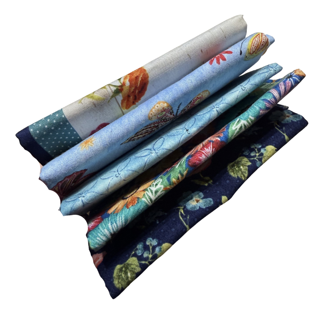 Happy, Bright, and Personality – 5 Fat Quarter Bundle .