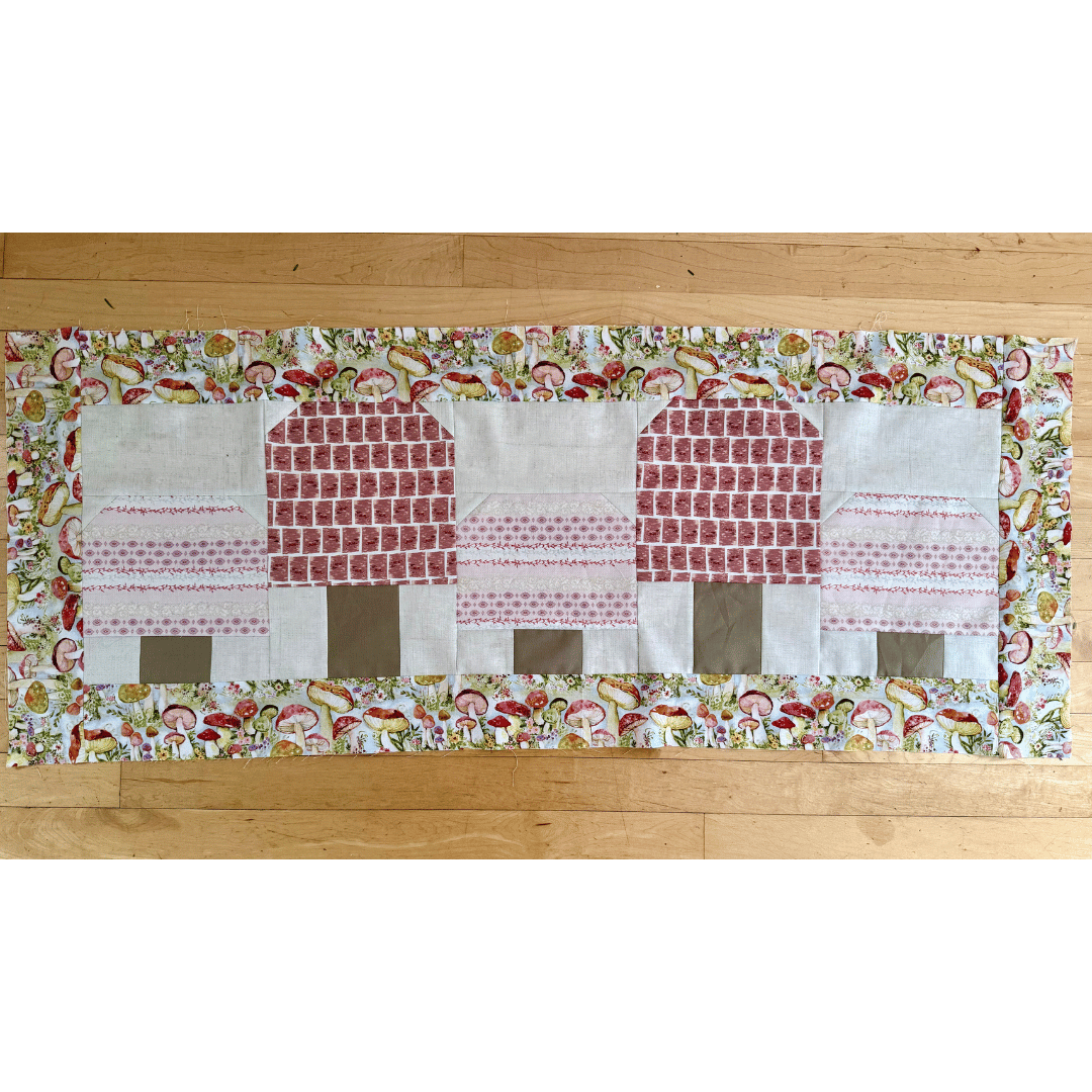 🍄 Fun-gi Mushroom Table Topper Fabric Kit