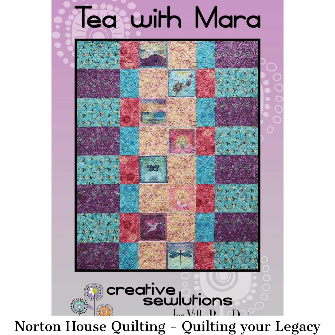DIGITAL - Tea with Mara Quilt Pattern - Villa Rosa Designs
