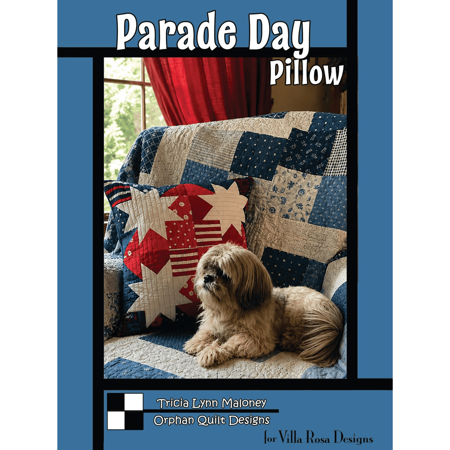 Parade Day Pillow — Digital Quilt Pattern (PDF Download) ✂️