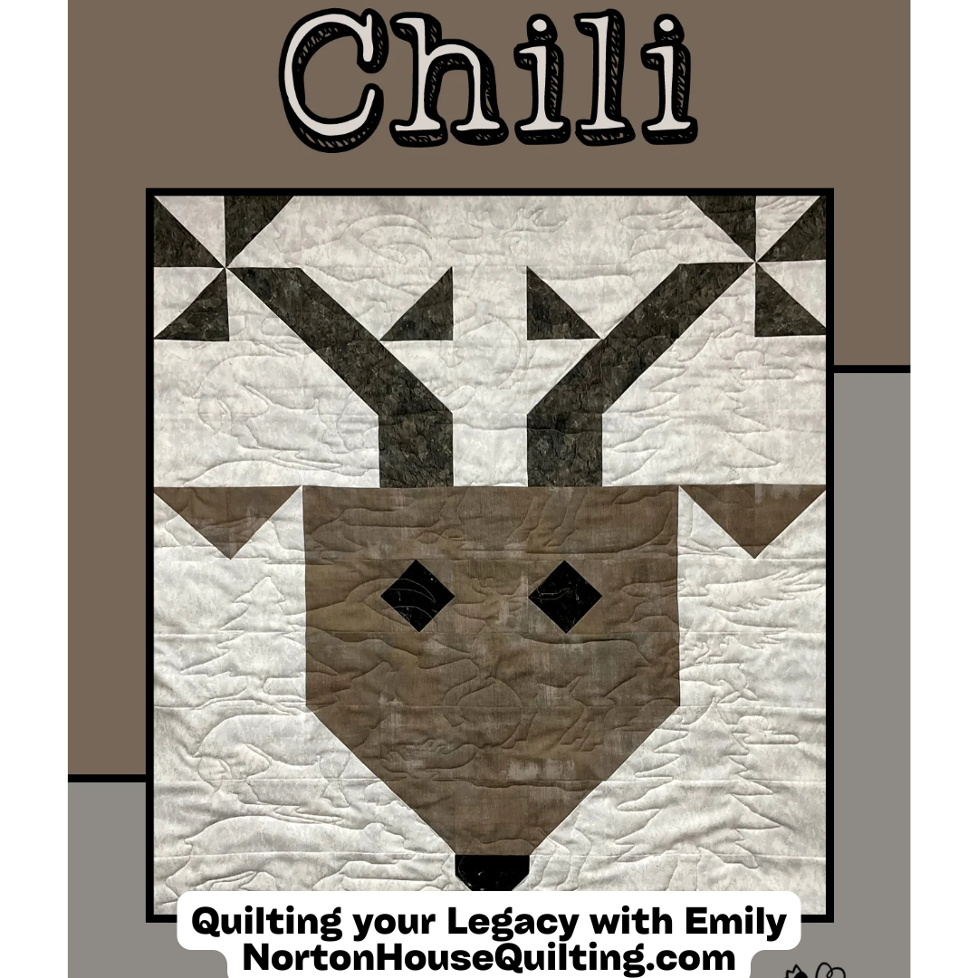 Chili the Reindeer Quilt — Digital Quilt Pattern (PDF Download) ️ ...