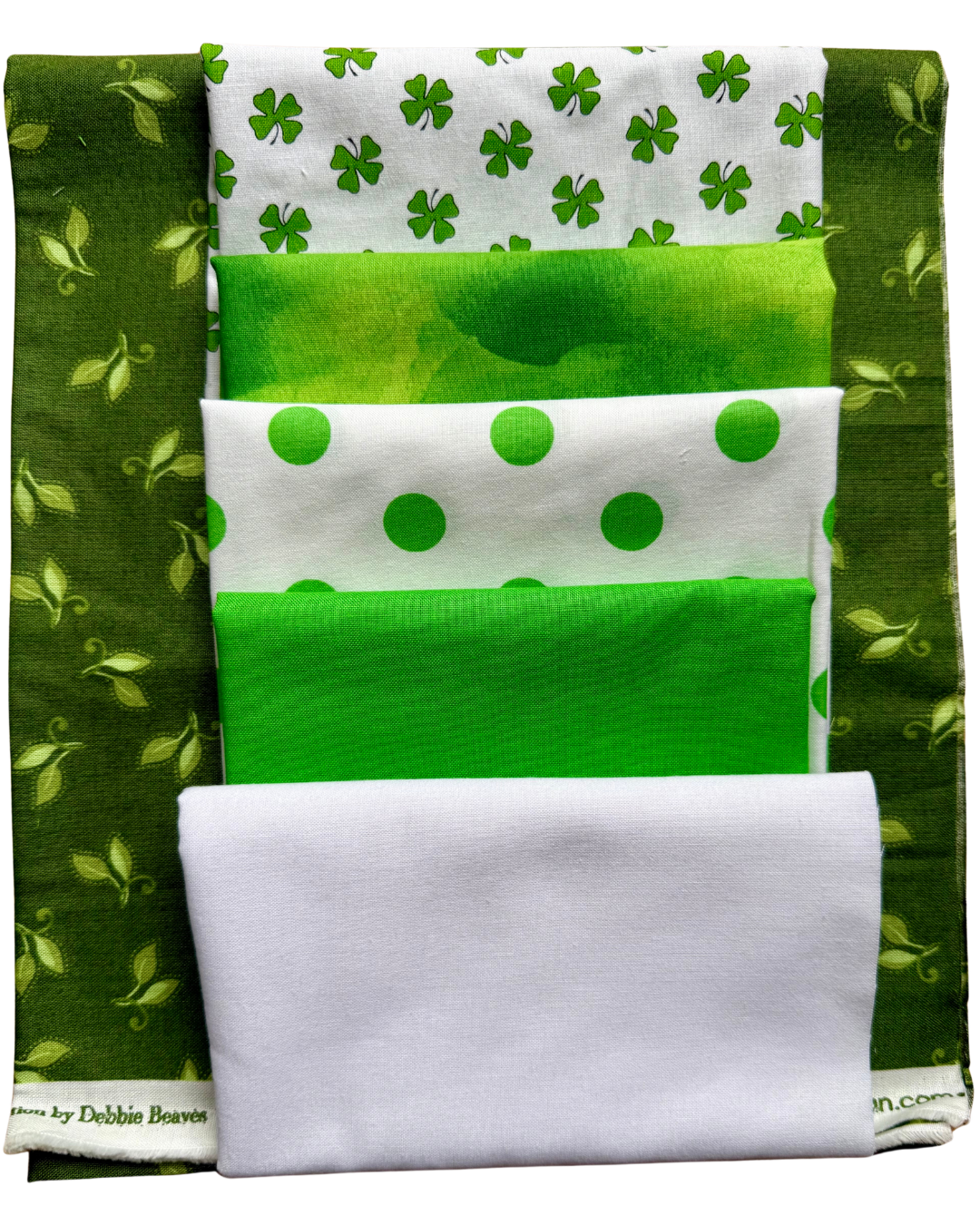 🍀 Clover 4-Leaf Clover Table Topper Fabric Kit