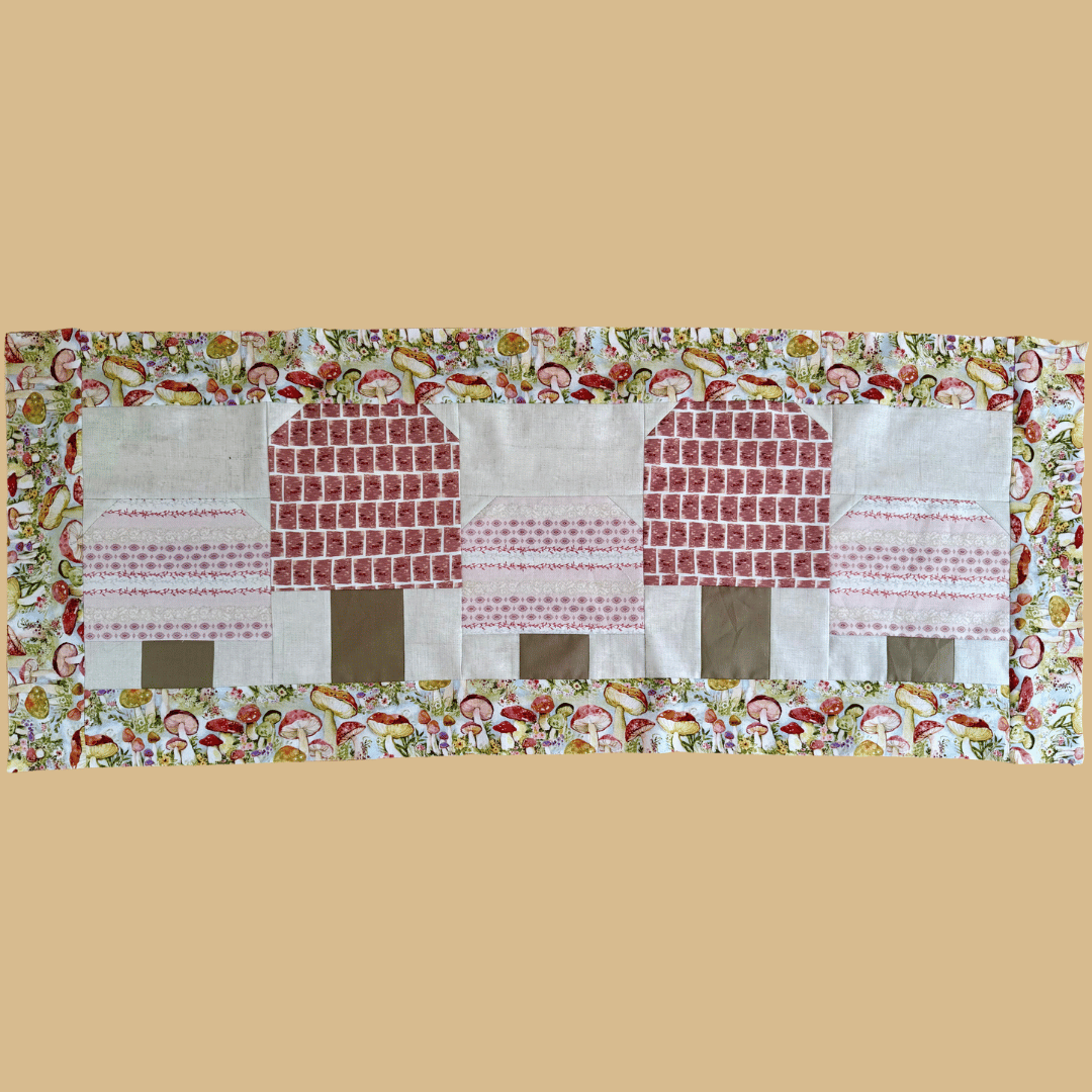 🍄 Fun-gi Mushroom Table Topper Fabric Kit