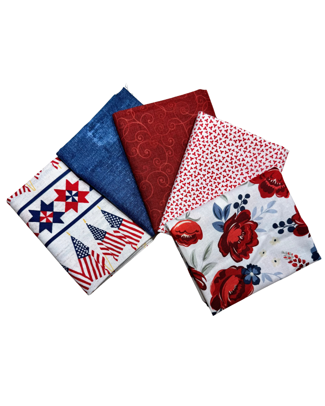 Heritage Roses - Stars and Stripes Bundle - Just Add Thread - A