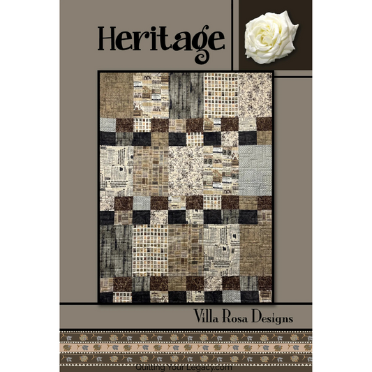 DIGITAL Heritage Quilt Pattern - Villa Rosa Designs