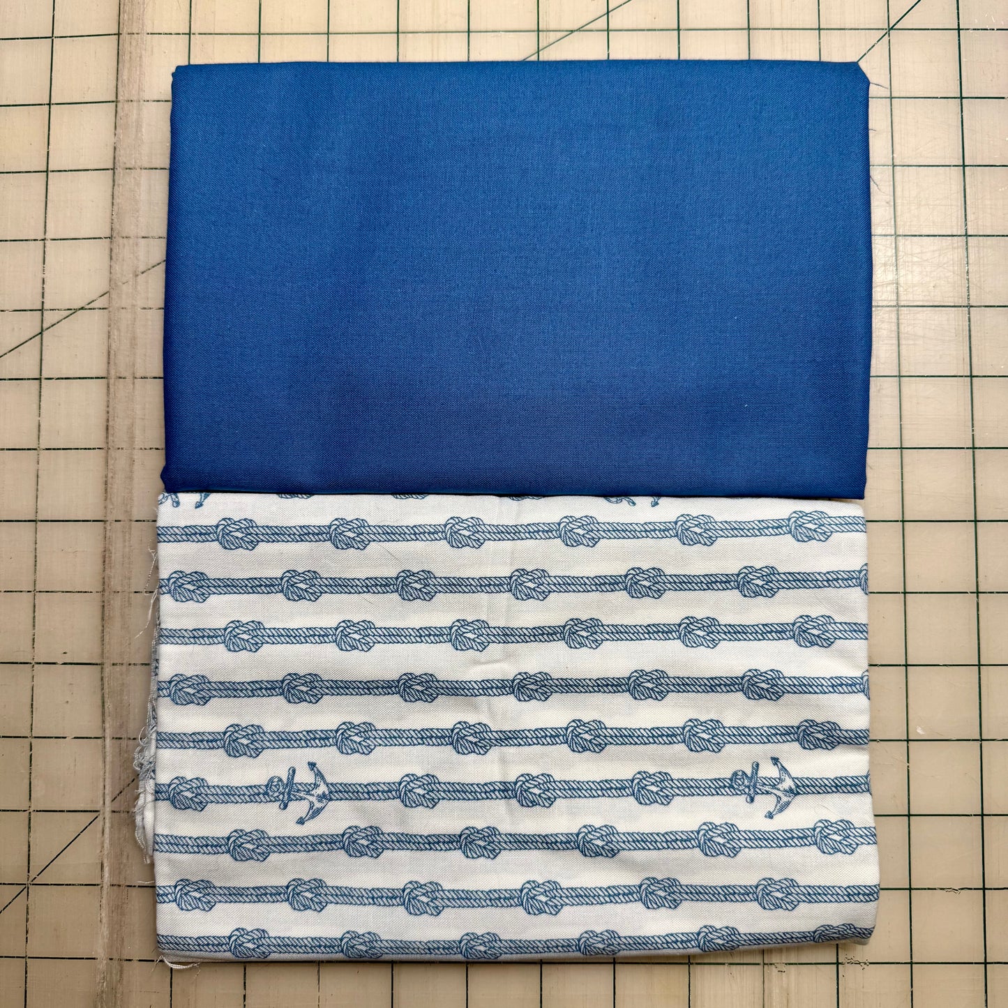🌻 Sea Time Knots with Blue- Dynamic Duo 2 - 1-yard Cuts