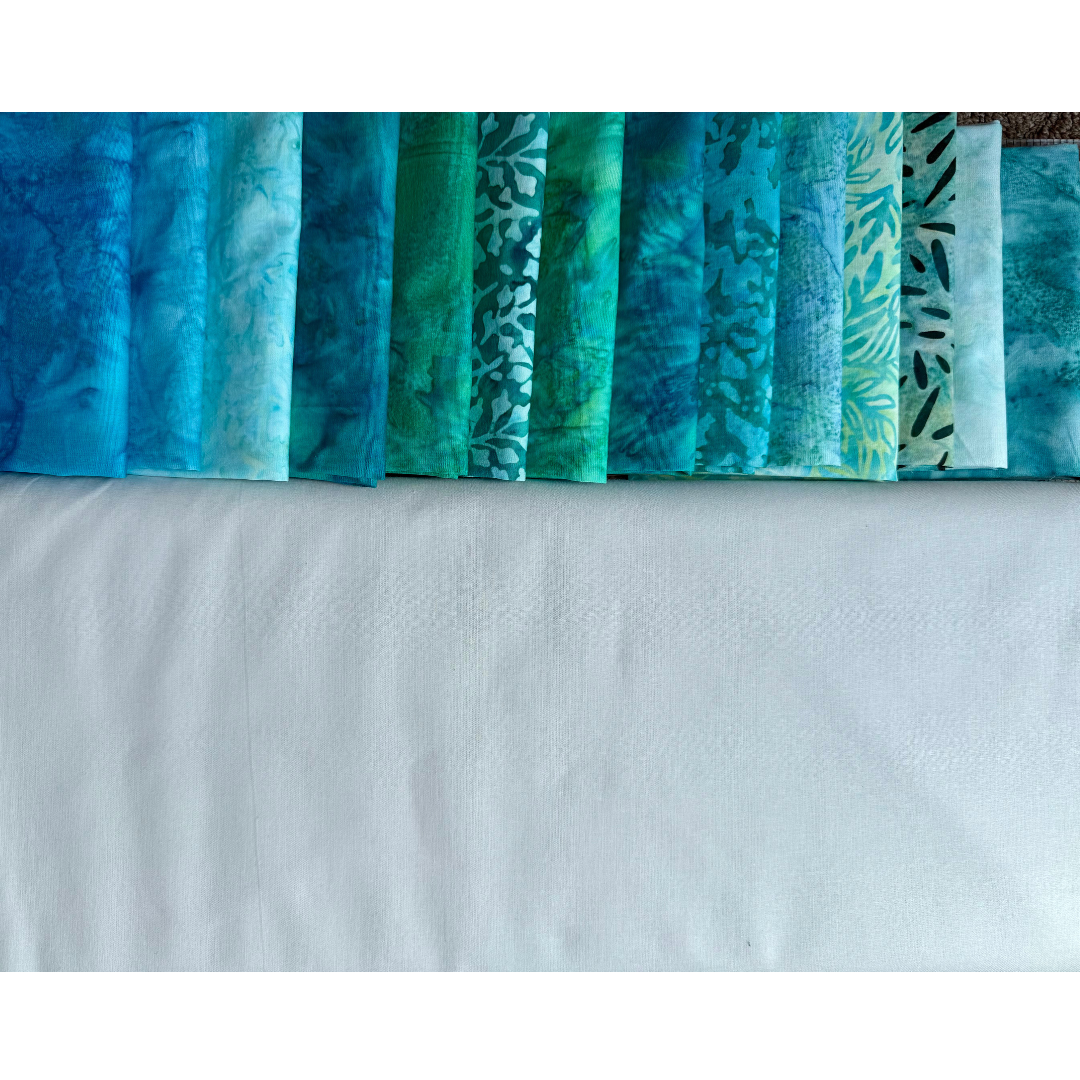 Coastal Blues Farmhouse Quilt - Kit