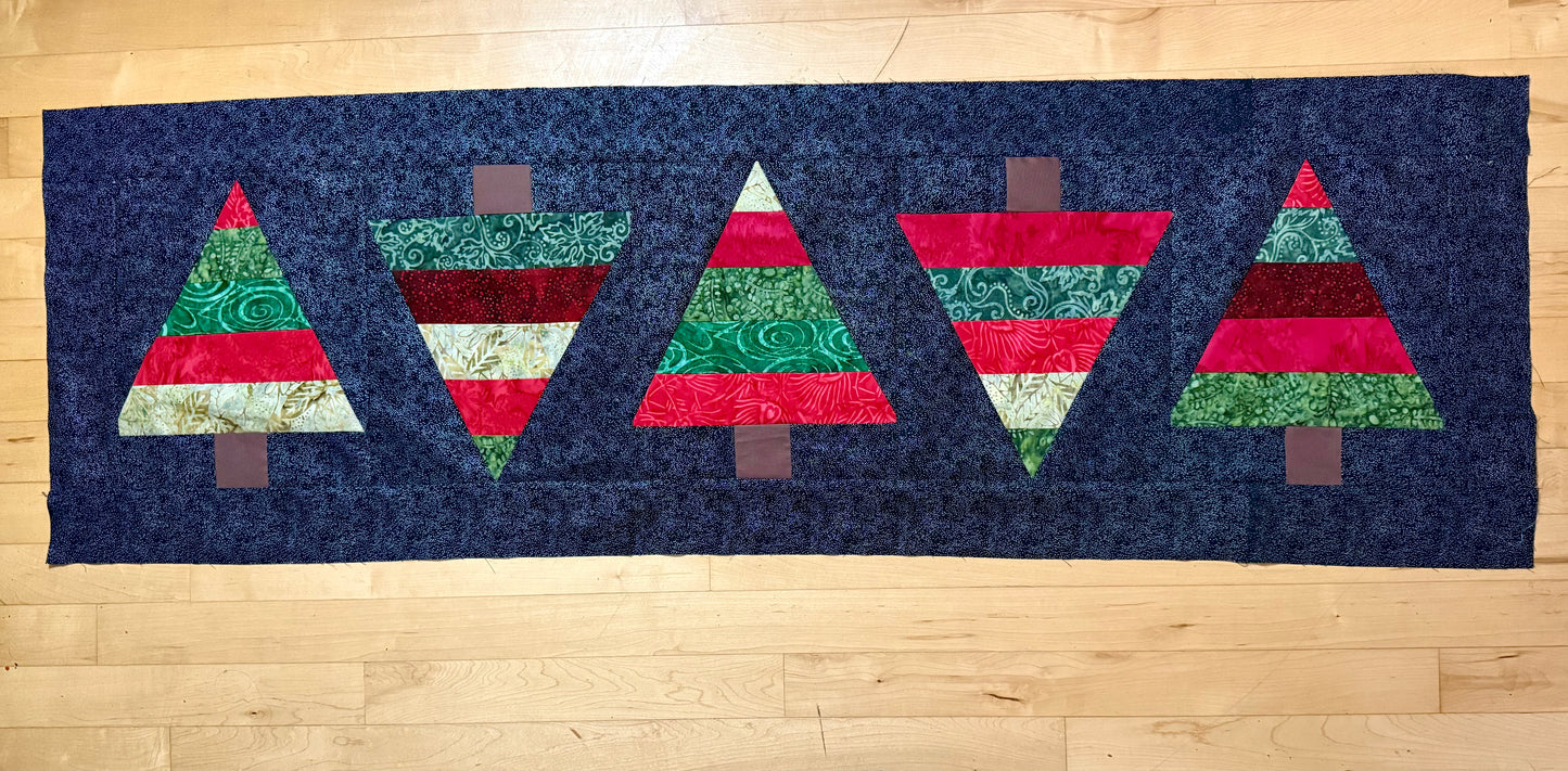 Merry Trees Table Topper Kit  Quilting Your Legacy Table Topper Fabric Kit 🪡💛