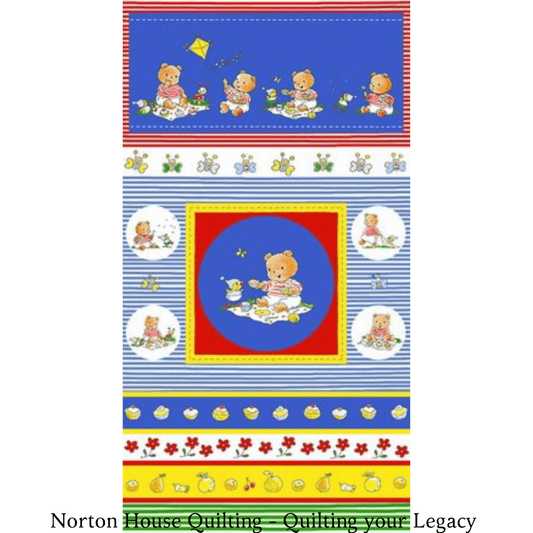 Bobbi's Picnic Quilt Panel by Monica Maas for Stof Fabrics