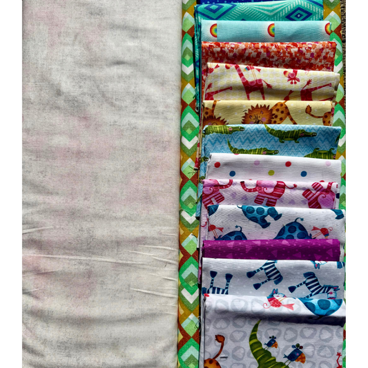 Safari Brights Farmhouse Quilt - Kit
