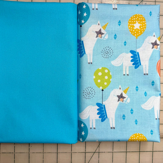 🌻 Unicorn Play with Blue - Dynamic Duo 2 - 1-yard Cuts