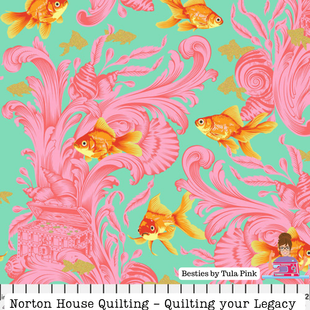 Blossom Treading Water Fabric || Besties - Tula Pink - Free Spirit Fabrics