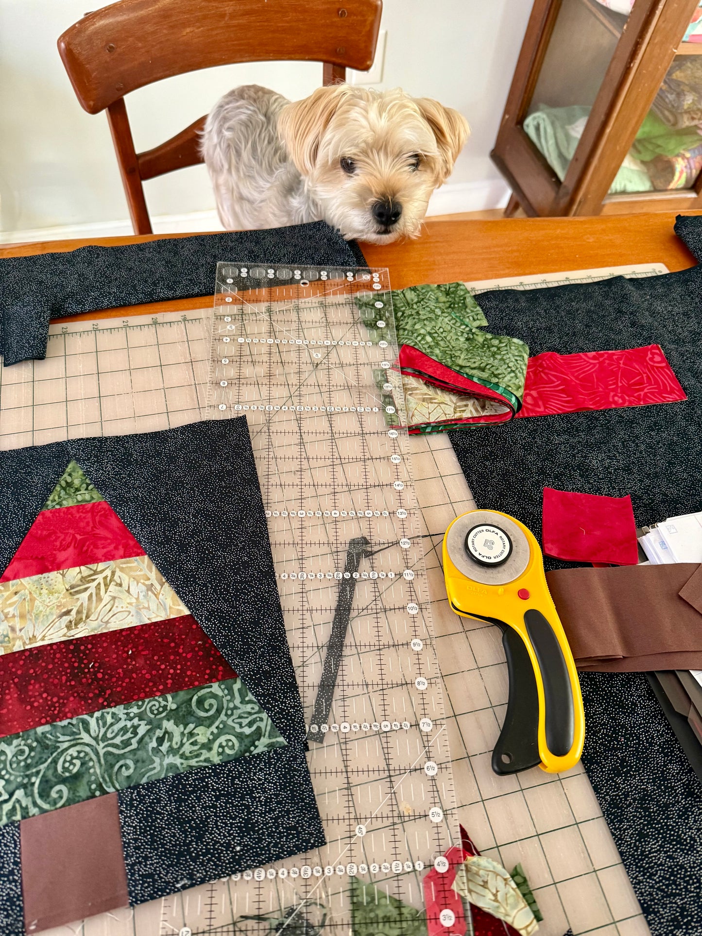 Merry Trees Table Topper Kit  Quilting Your Legacy Table Topper Fabric Kit 🪡💛