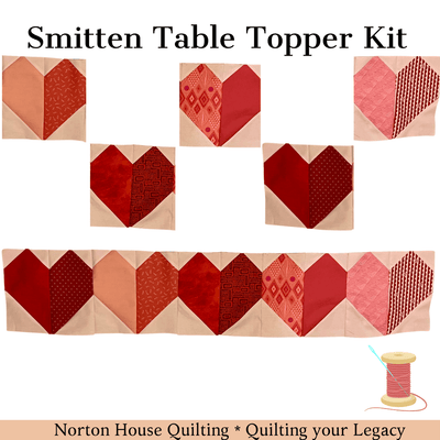 Smitten Table Topper - Fabric Kit + Pattern