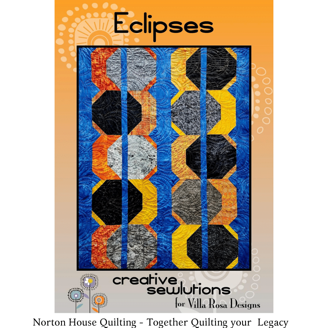 Eclipses Quilt — Digital Quilt Pattern (PDF Download) ️ – Norton House ...