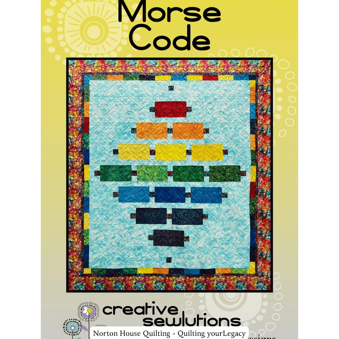 Morse Code Quilt Pattern - Villa Rosa Designs
