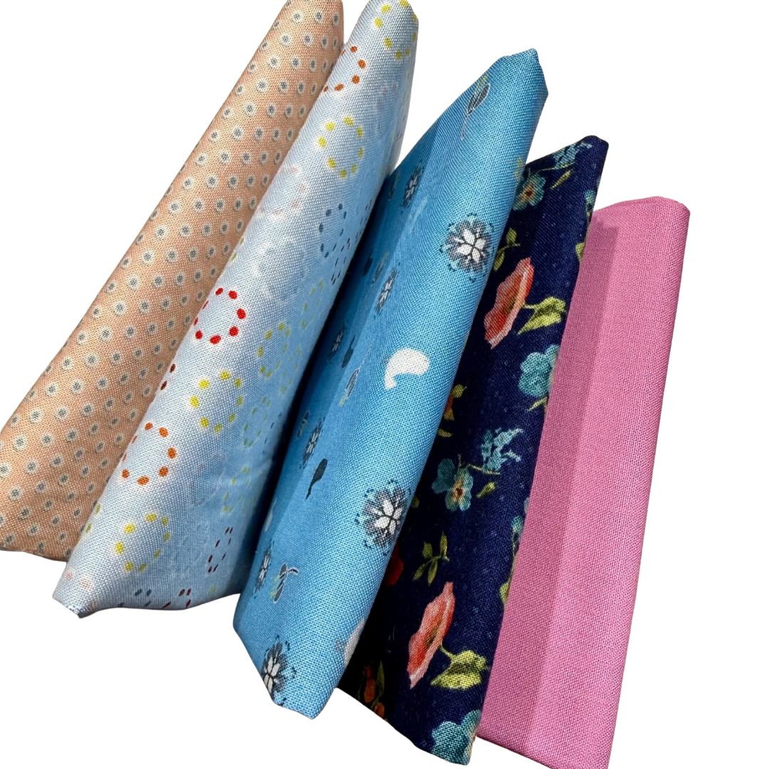 In the Garden Cottage Garden – 5 Coordinating Fat Quarters