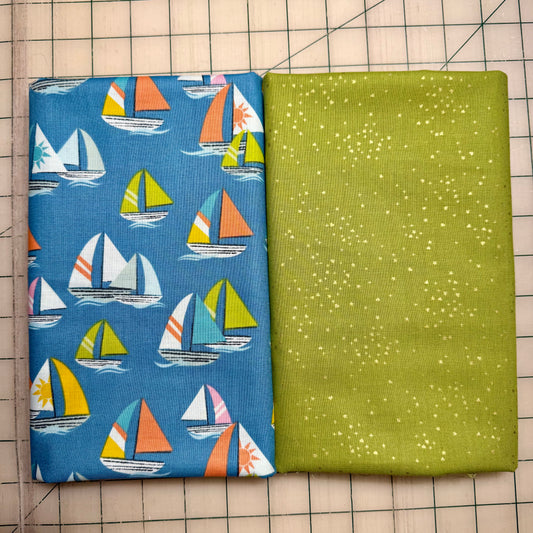 🌻 Sail Away with Green - Dynamic Duo 2 - 1-yard Cuts