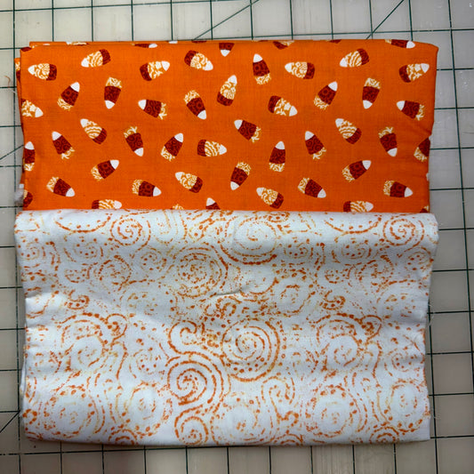 🌻 Candy Corn Orange – Dynamic Duo 2 - 1-yard Cuts