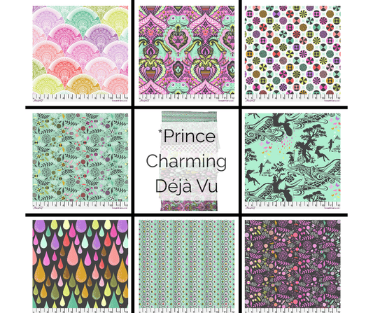PRE-ORDER - Fat Quarter Bundle || Prince Charming Déjà Vu - Tula Pink