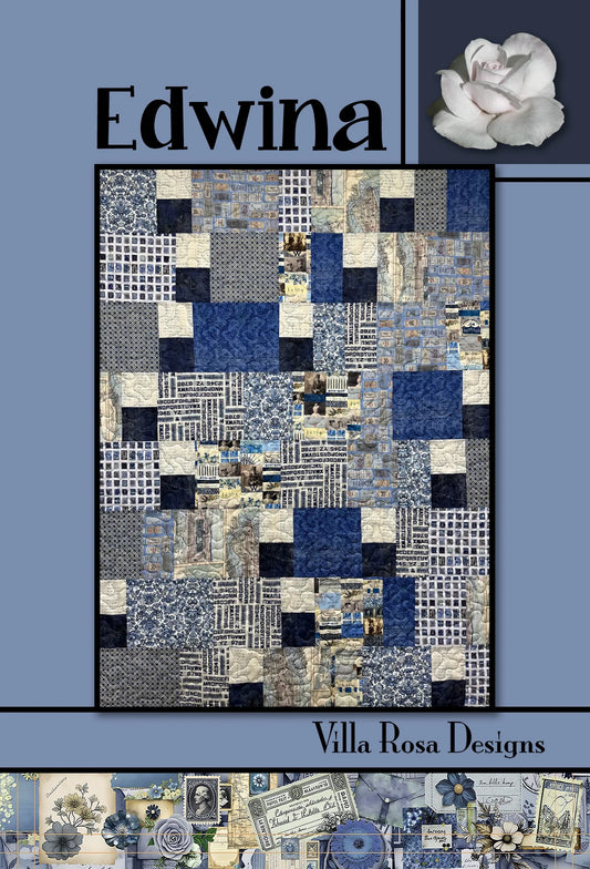 Edwina Quilt Pattern (Digital) Villa Rosa Designs