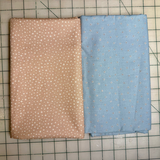 🌻 Soft Tiny Flowers - Dynamic Duo 2 - 1-yard Cuts