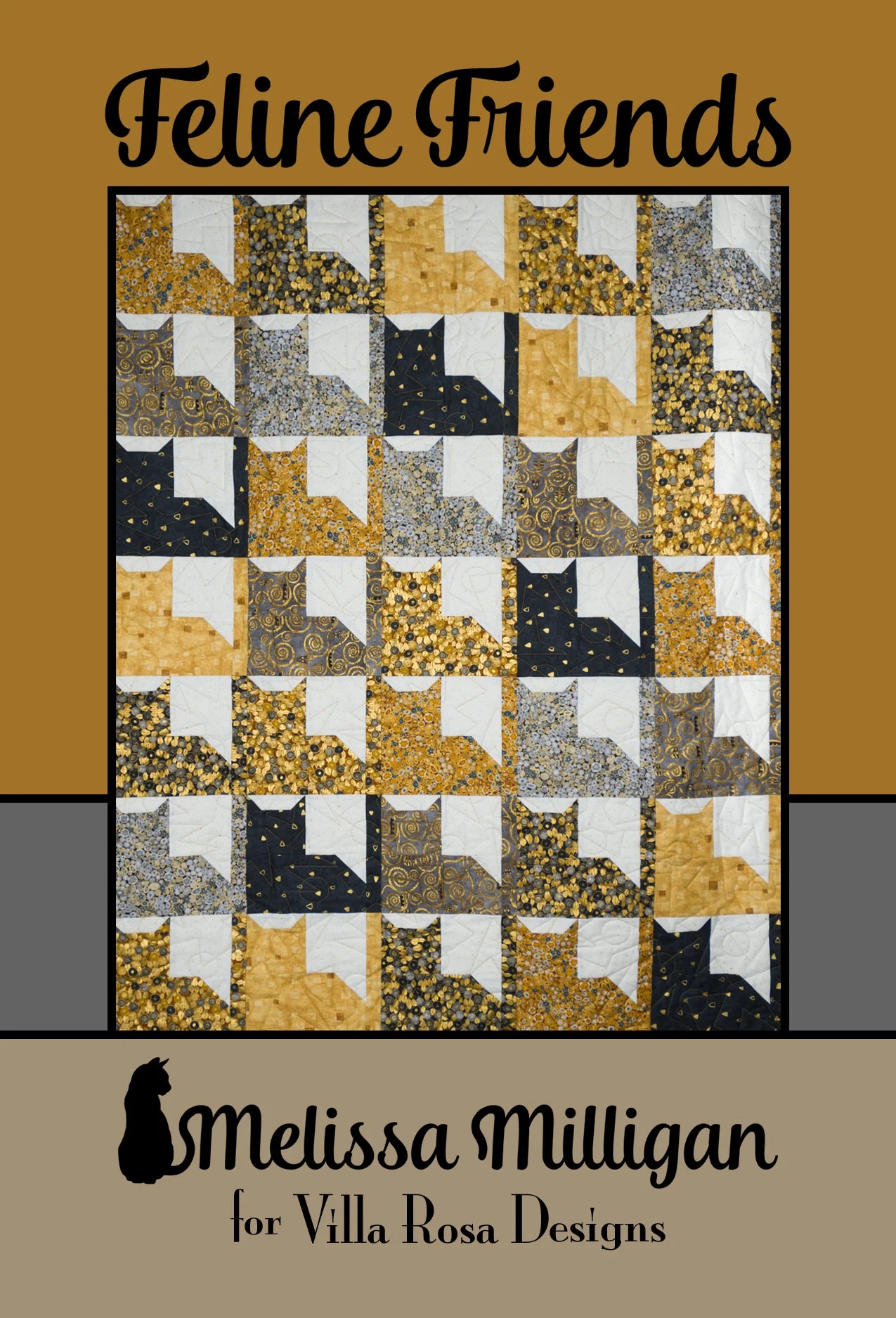 Feline Friends Quilt — Digital Quilt Pattern (PDF Download) ✂️